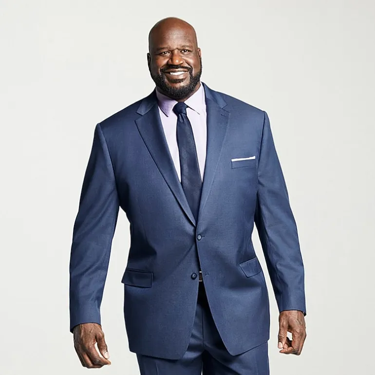 Shaquille O'Neal XLG™ Mens Stretch Fabric Regular Fit Big and Tall Suit Jacket