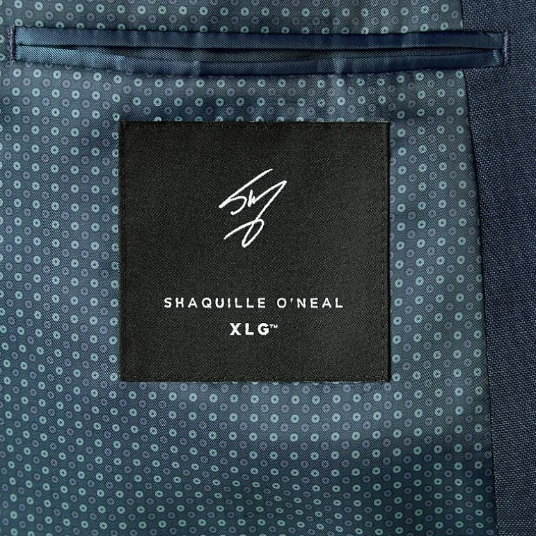 Shaquille O'Neal XLG™ Mens Stretch Fabric Regular Fit Big and Tall Suit Jacket