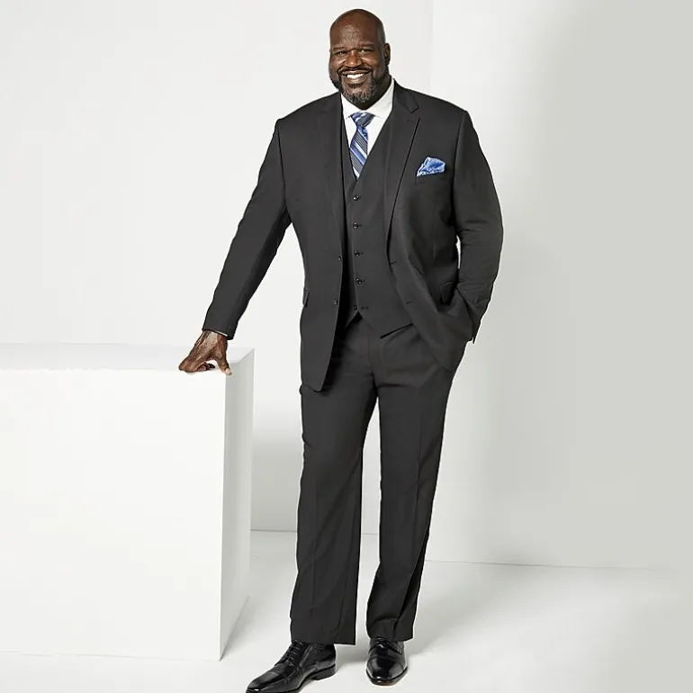 Shaquille O'Neal XLG Stretch Suit Big & Tall Classic Fit Suit Separates