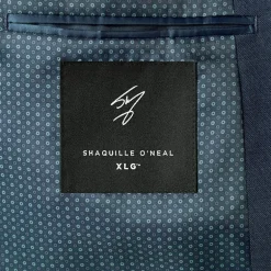 Shaquille O'Neal XLG Texture Stretch Suit Big & Tall Classic Fit Suit Separates