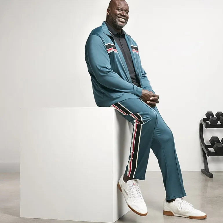 Shaquille O'Neal XLG™ Tricot Mens Moisture Wicking Quick Dry Straight Regular Fit Big and Tall Track Pant