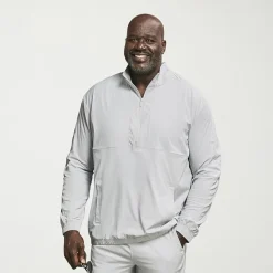 Shaquille O'Neal XLG™ Woven Mens Big and Tall Lightweight Track Jacket