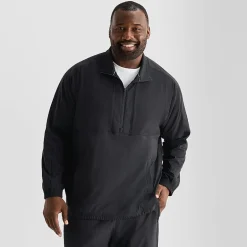 Shaquille O'Neal XLG™ Woven Mens Big and Tall Lightweight Track Jacket