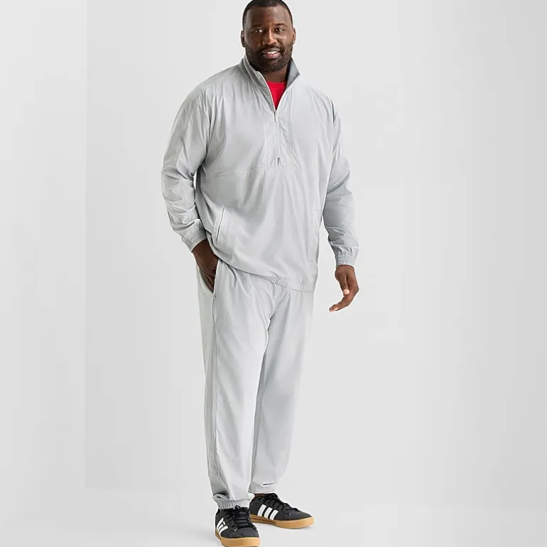 Shaquille O'Neal XLG™ Woven Mens Big and Tall Lightweight Track Jacket