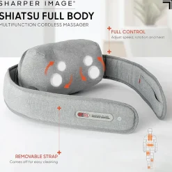 Sharper Image Shiatsu Full Body Multifunction Cordless Massager