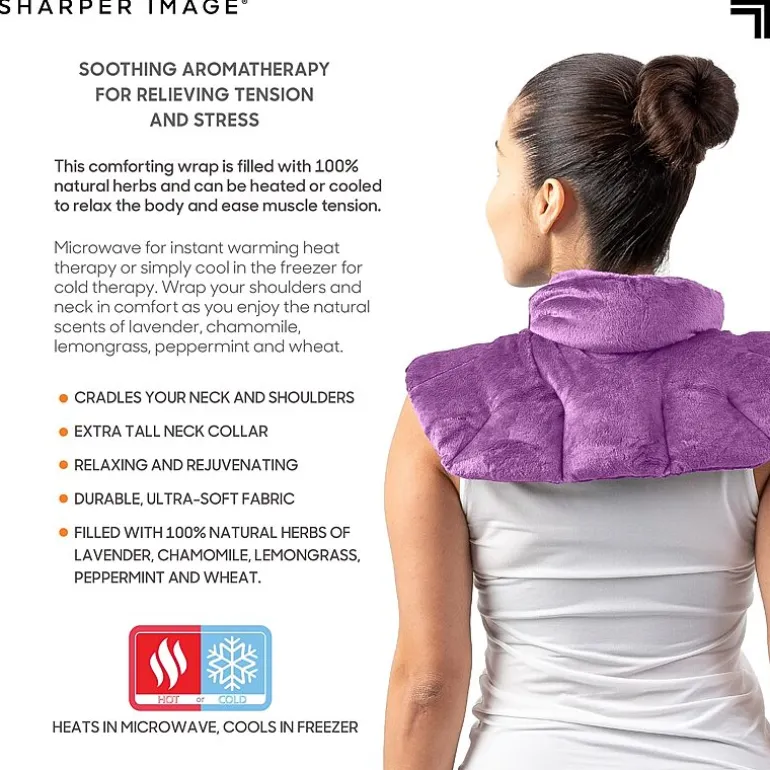 Sharper Image Hot & Cold Aromatherapy Neck & Shoulder Wrap