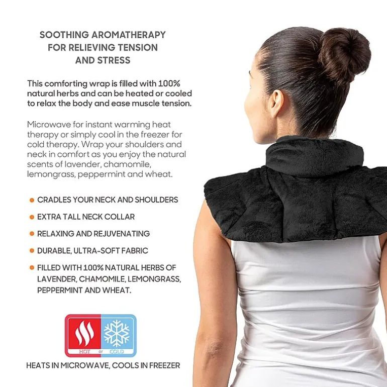 Sharper Image Hot & Cold Aromatherapy Neck & Shoulder Wrap