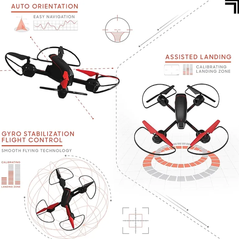 Sharper Image® 10" Mach X Video Drone with Streaming Camera