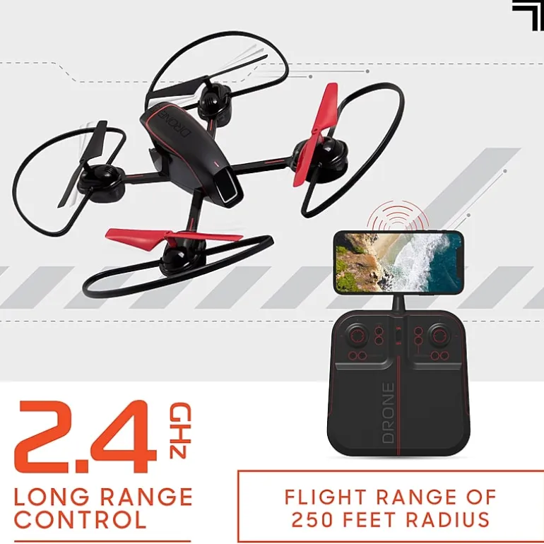 Sharper Image® 10" Mach X Video Drone with Streaming Camera