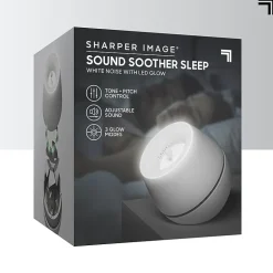 Sharper Image® Sound Soother Wind, White Noise Machine With LED Glow