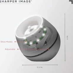 Sharper Image® Sound Soother Wind, White Noise Machine With LED Glow