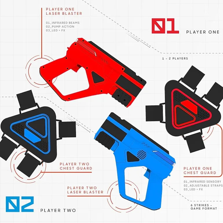 Sharper Image® Two-Player Laser Tag Game