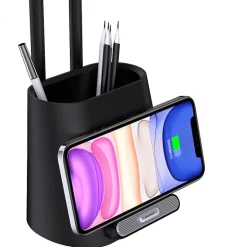 Sheffield Labs 16.6" Raquel Black Matte Led Desk Lamp