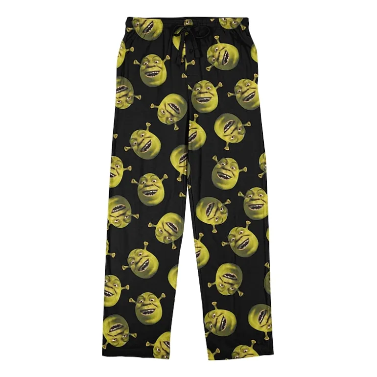 Shrek Face Mens 1 Pair Pajama Pants