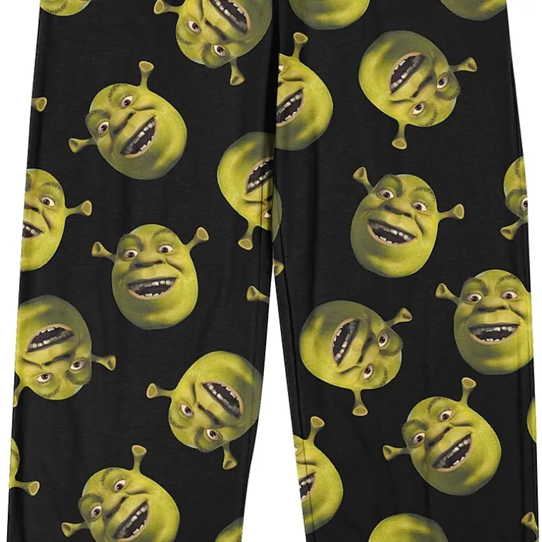 Shrek Face Mens 1 Pair Pajama Pants