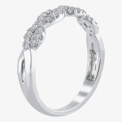 Signature By Modern Bride 1 CT.T.W. Natural Diamond Pear Shape Side Stone Halo Bridal Set in 10K or 14K Gold