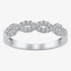 Signature By Modern Bride 1 CT.T.W. Natural Diamond Pear Shape Side Stone Halo Bridal Set in 10K or 14K Gold