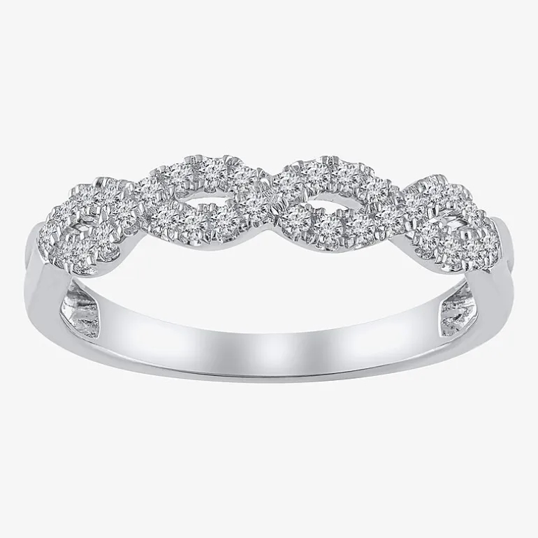 Signature By Modern Bride 1 CT.T.W. Natural Diamond Pear Shape Side Stone Halo Bridal Set in 10K or 14K Gold