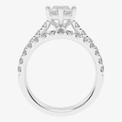 Signature By Modern Bride (G-H / Vs2-Si1) Womens 3 CT. T.W. Lab Grown White Diamond 14K Gold Marquise Side Stone Bridal Set