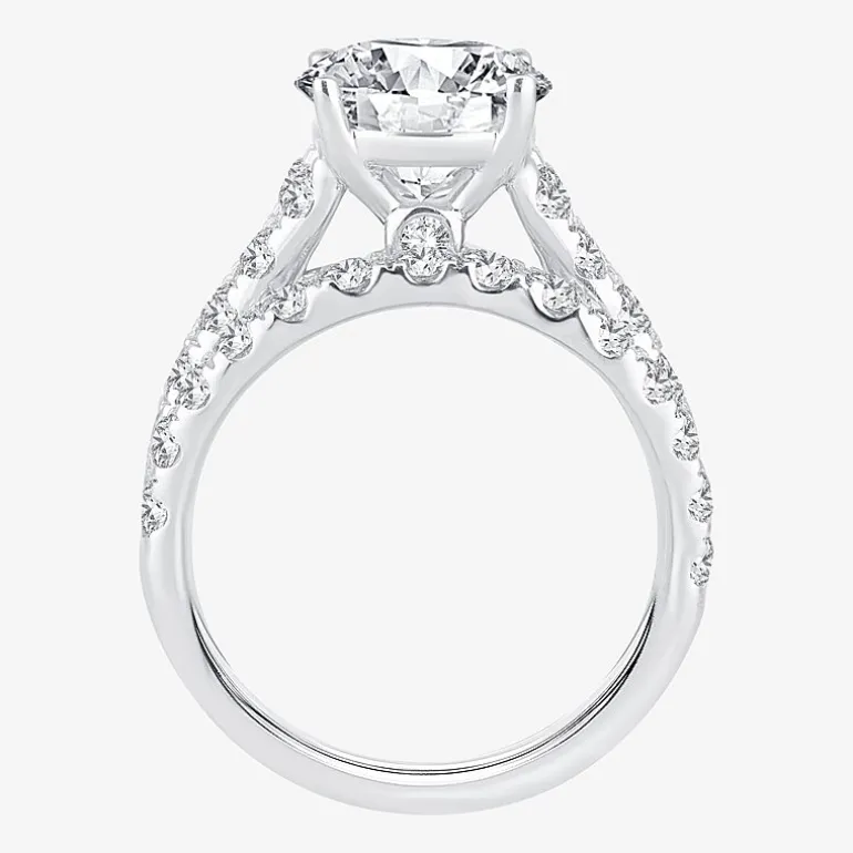 Signature By Modern Bride (H-I / Si1-Si2) Womens 5 CT. T.W. Lab Grown White Diamond 14K Gold Round Bridal Set