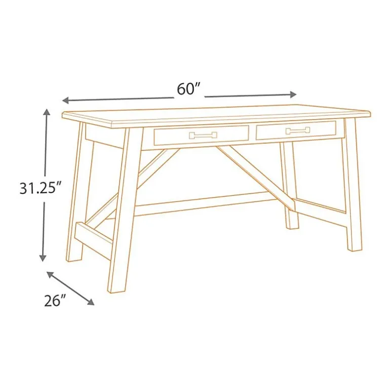 Signature Design by Ashley® Baldridge Home Office Large Leg Desk