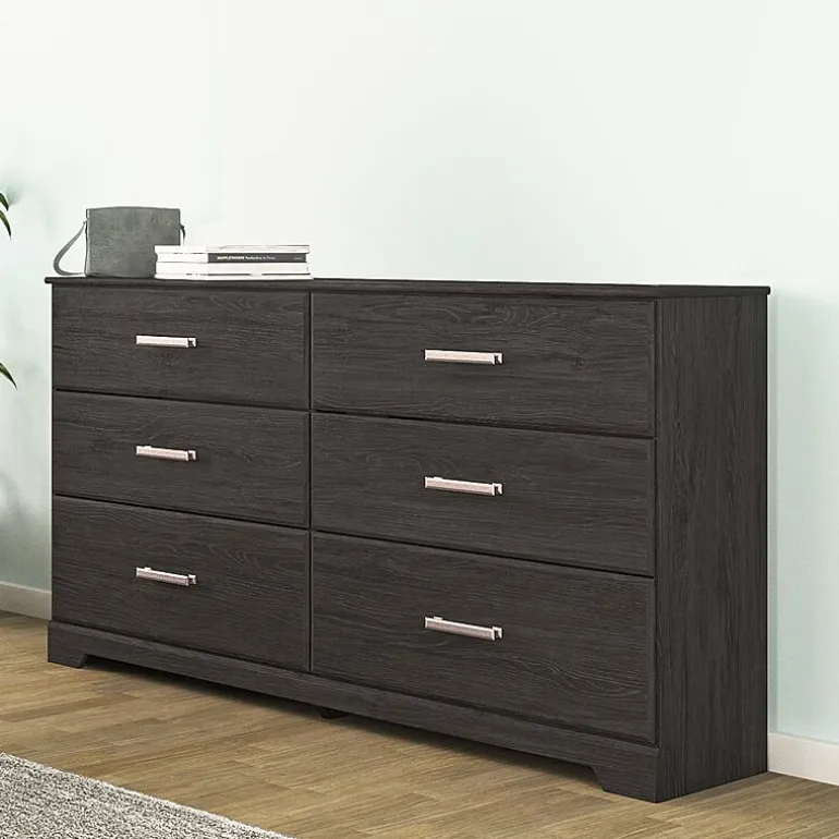 Signature Design by Ashley Belachime 6-Drawer Dresser in Charcoal