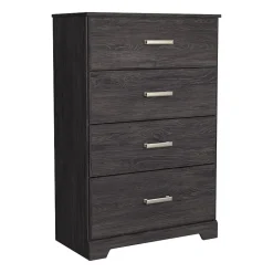 Signature Design by Ashley Belachime 4-Drawer Chest of Drawers in Charcoal