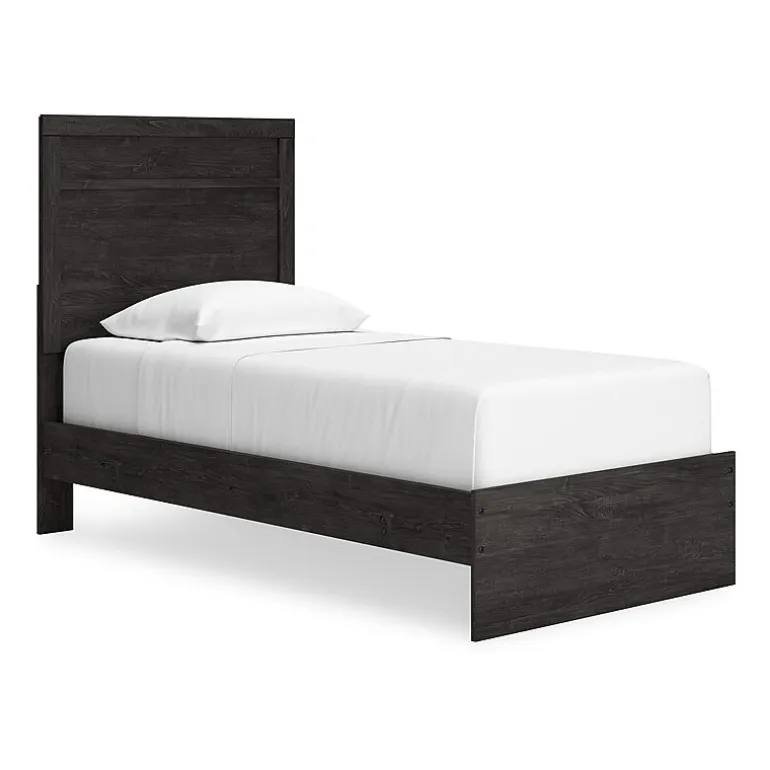 Signature Design by Ashley Belachime Panel Bed in Charcoal