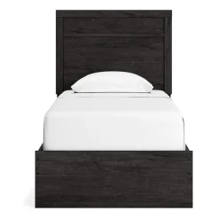 Signature Design by Ashley Belachime Panel Bed in Charcoal