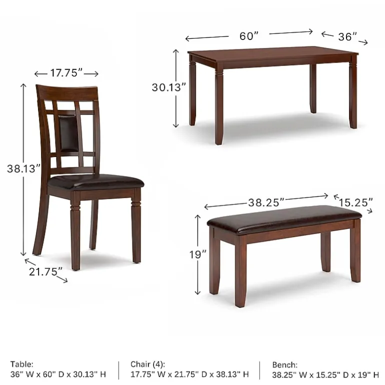 Signature Design by Ashley® Bennox 6-Piece Dining Set