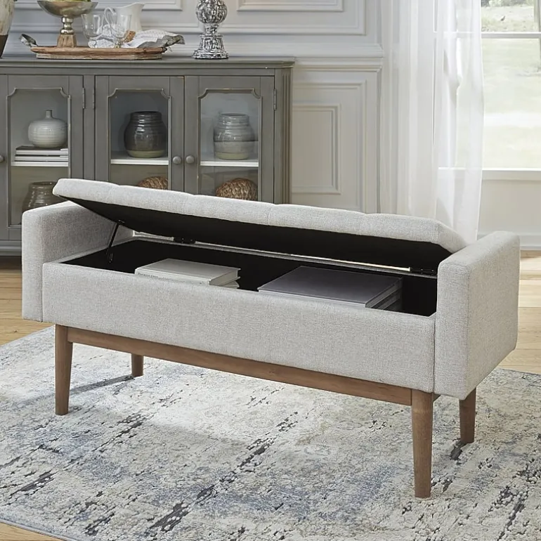 Signature Design by Ashley® Briarson Collection Tufted Storage Bench