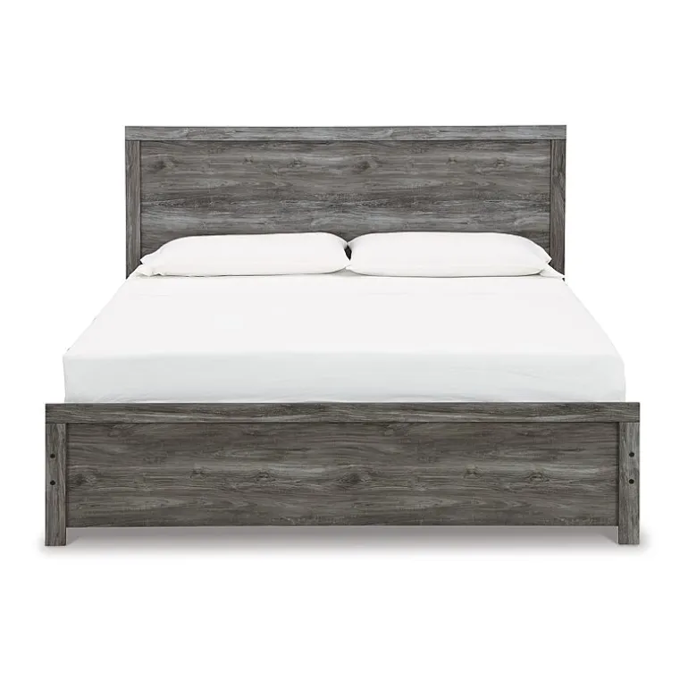 Signature Design by Ashley Bronyan Panel Bed in Dark Gray
