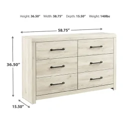 Signature Design by Ashley® Cambeck Bedroom Collection 6-Drawer Dresser