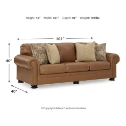 Signature Design By Ashley® Carianna Leather Sofa