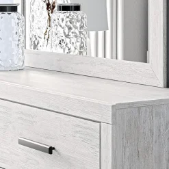 Signature Design by Ashley Chicksaw 6-Drawer Dresser and Mirror