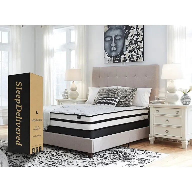 Signature Design by Ashley Chime 10" Medium Hybrid - Mattress in a Box