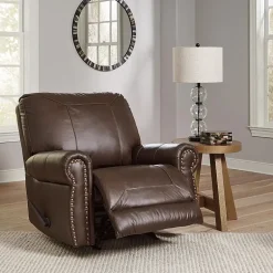 Signature Design By Ashley® Colleton Manual Leather Recliner
