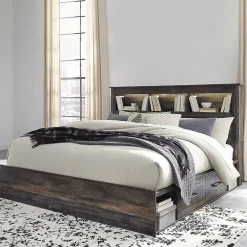 Signature Design by Ashley® Drystan Bookcase Bed with 4-Storage Drawers