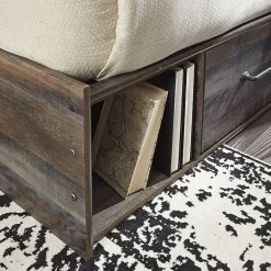 Signature Design by Ashley® Drystan Bookcase Bed with 4-Storage Drawers