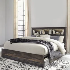 Signature Design by Ashley® Drystan Bookcase Bed with 2-Storage Drawers