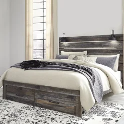 Signature Design by Ashley® Drystan Panel Bed with 2-Storage Drawers