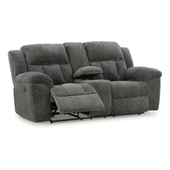 Signature Design by Ashley® Frohn Pad-Arm Motion Upholstered Reclining Loveseat