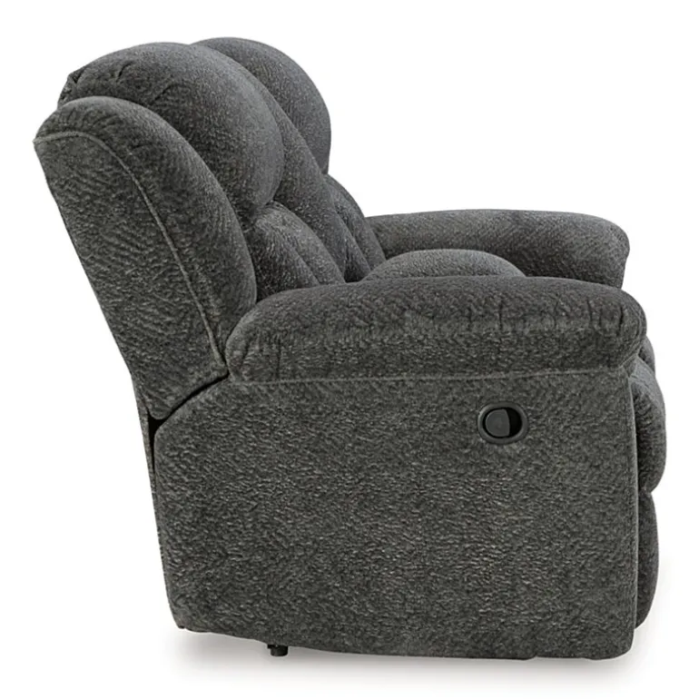 Signature Design by Ashley® Frohn Pad-Arm Motion Upholstered Reclining Loveseat