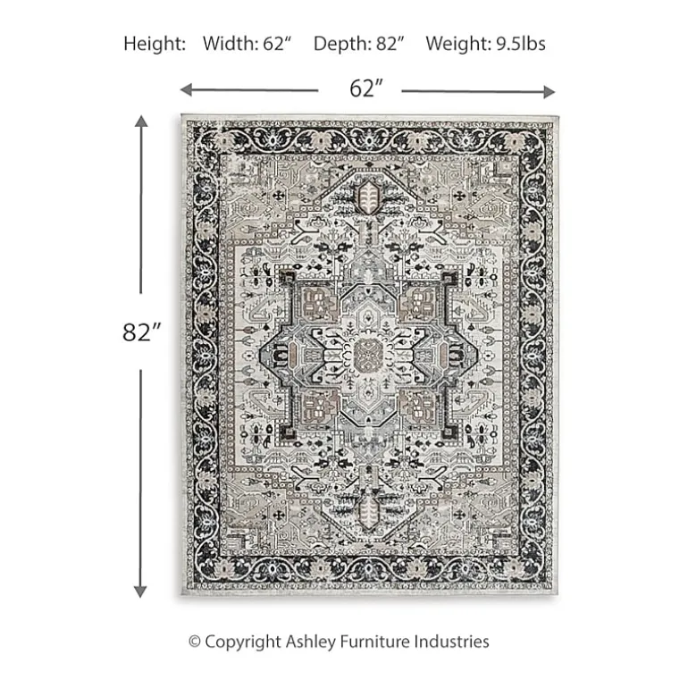 Signature Design by Ashley® Gregmoore Washable Indoor Rectangular Area Rug
