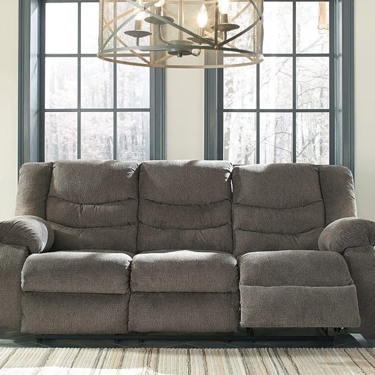 Signature Design by Ashley® Henderson Pad-Arm Reclining Sofa