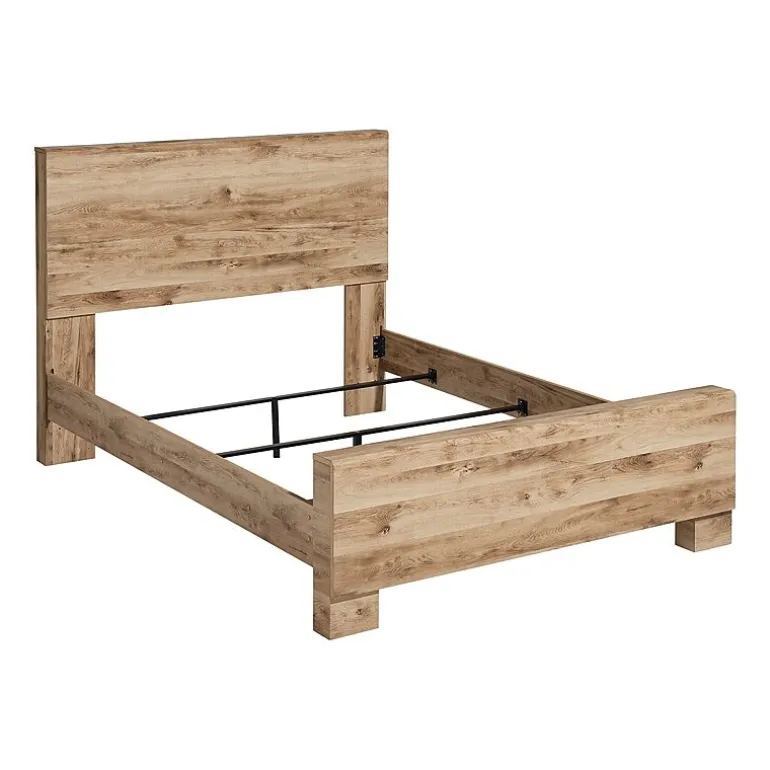 Signature Design by Ashley Hyanna Panel Bed in Tan Brown