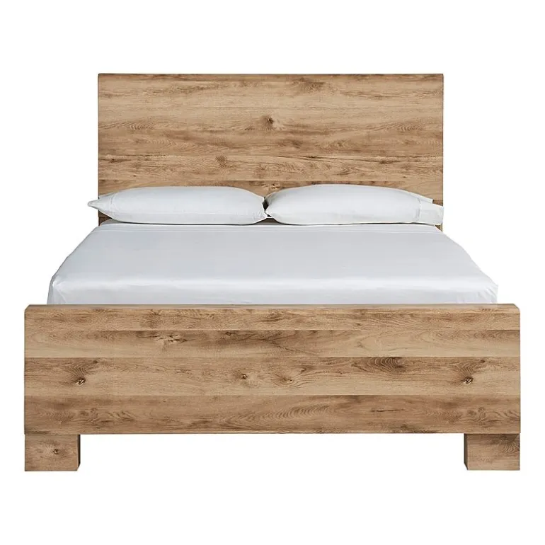 Signature Design by Ashley Hyanna Panel Bed in Tan Brown
