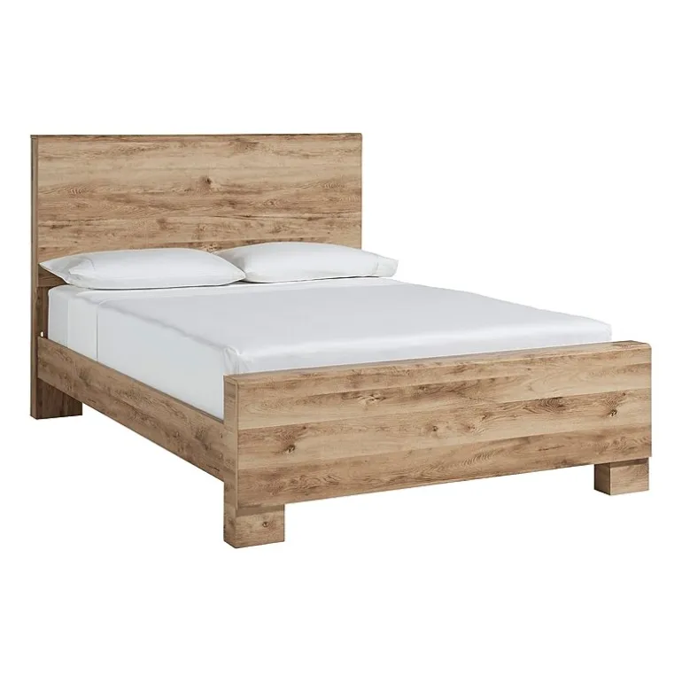 Signature Design by Ashley Hyanna Panel Bed in Tan Brown