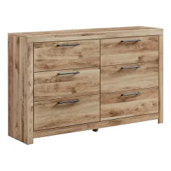 Signature Design by Ashley Hyanna 6-Drawer Dresser in Tan Brown