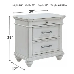 Signature Design by Ashley® Kaelyn 3-Drawer Nightstand